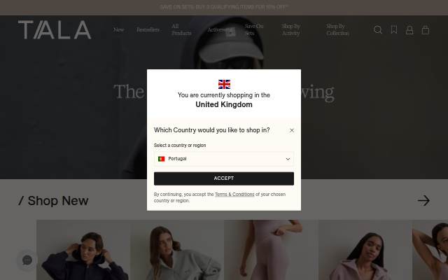 TALA storefront