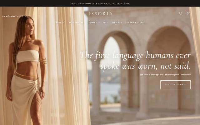 Issoria storefront