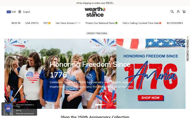 Wearthestance storefront