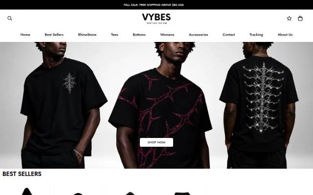 WEARVYBES storefront