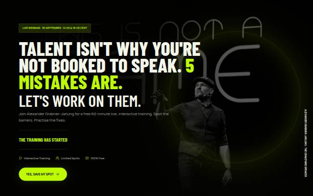Montra da The Five Mistakes Keeping You From Getting Booked as a Speaker