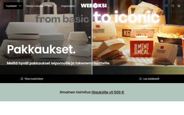 Weboksi storefront