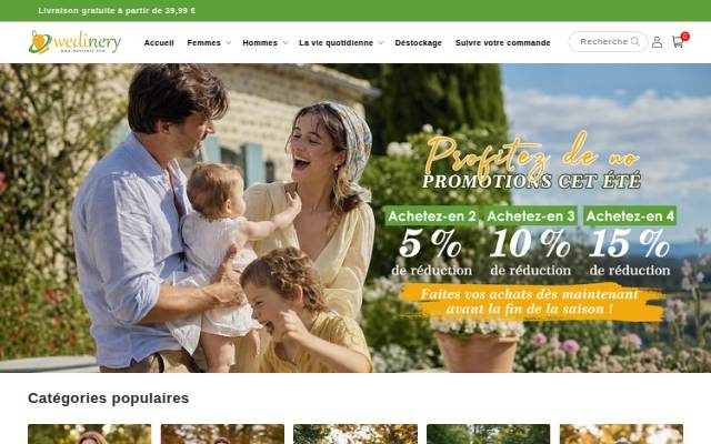 wedinery storefront