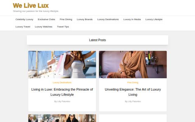 Home Page storefront