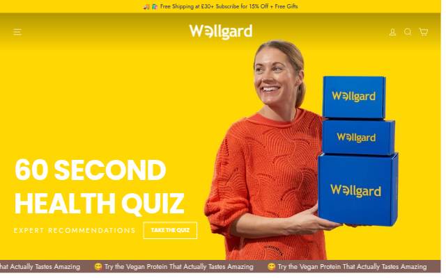 Startseite von Wellgard