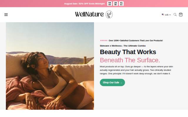 WellNature storefront
