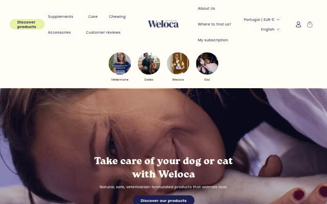 Weloca storefront