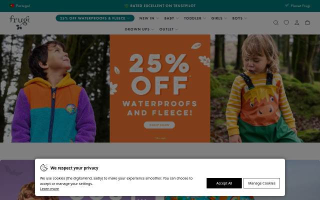 Frugi storefront
