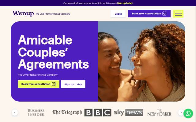 Prenuptial, Postnuptial &amp; Cohabitation Agreements For Couples storefront