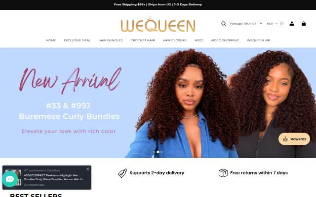 wequeen storefront