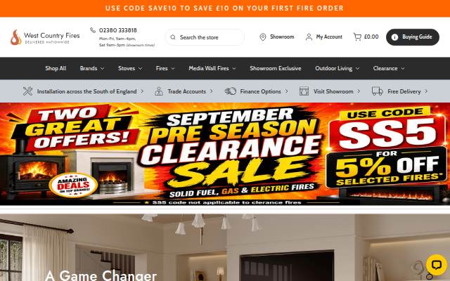 West Country Fires storefront