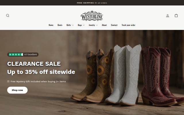 Westerline storefront