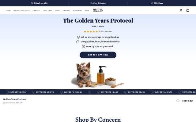 Weston Animal Co. storefront