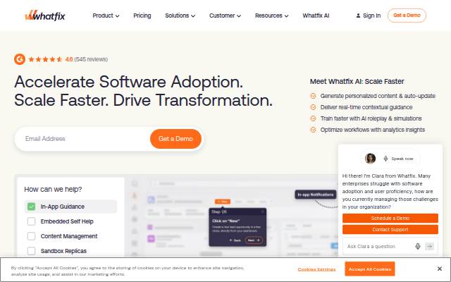 Whatfix storefront