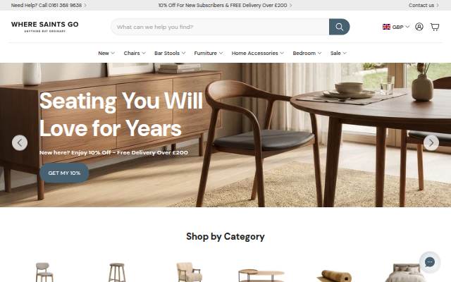 Where Saints Go storefront