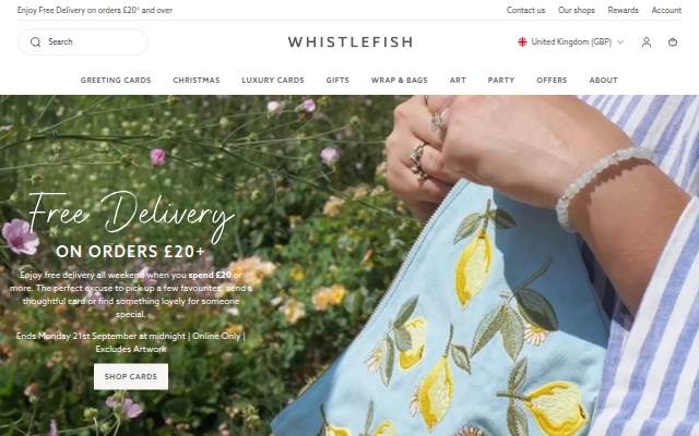 Whistlefish storefront