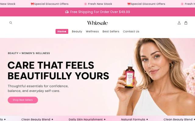 Whizsale storefront