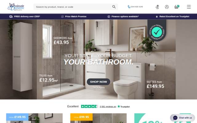 Montra da Quality Bathroom Retailer in the UK