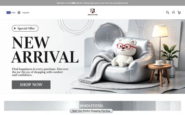 Wholetotal storefront