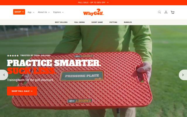 WhyGolf storefront