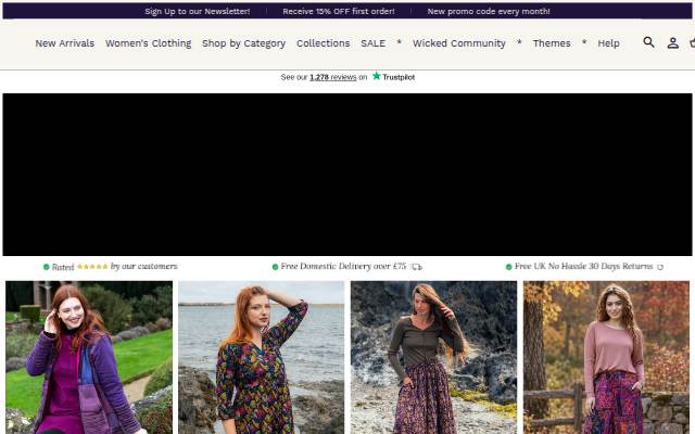 Wicked Dragon Clothing storefront