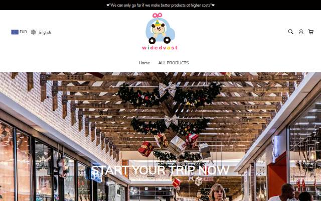 Widedvast storefront