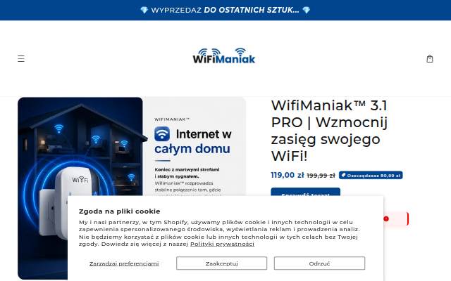 WifiManiak storefront