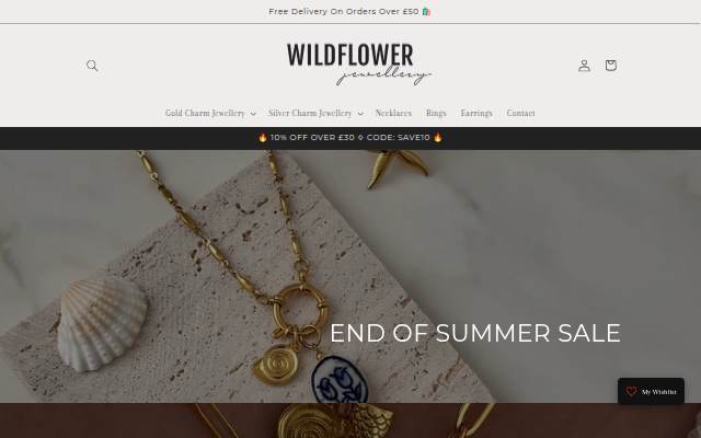 Startseite von Wildflower Jewellery