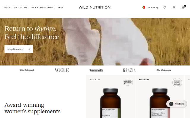 Montra da Wild Nutrition® Ltd