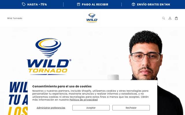 Wild Tornado storefront