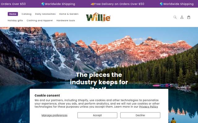 Willie storefront