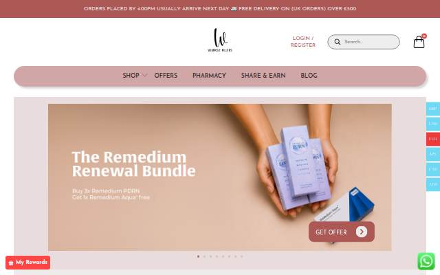 Wimpole Fillers storefront