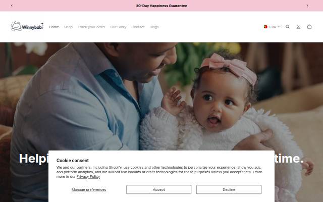 Winnybabi storefront