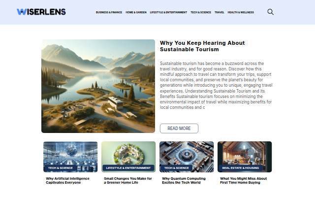 WiserLens storefront
