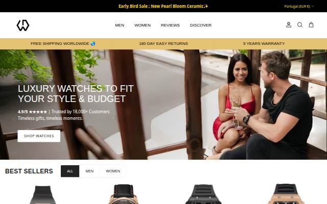 WISHDOIT Watches storefront