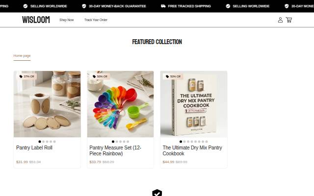Wisloom storefront