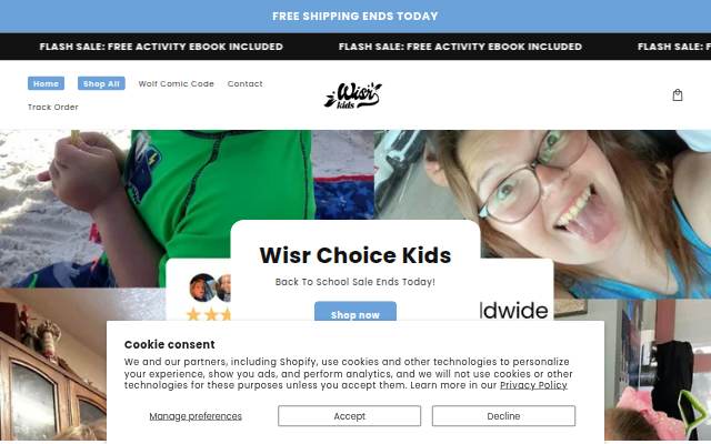 Wkids storefront