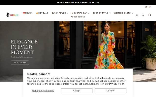 wmnblack storefront