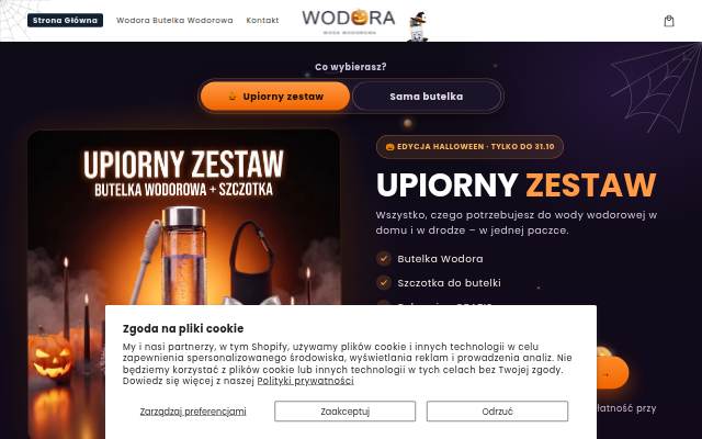 Startseite von Wodora