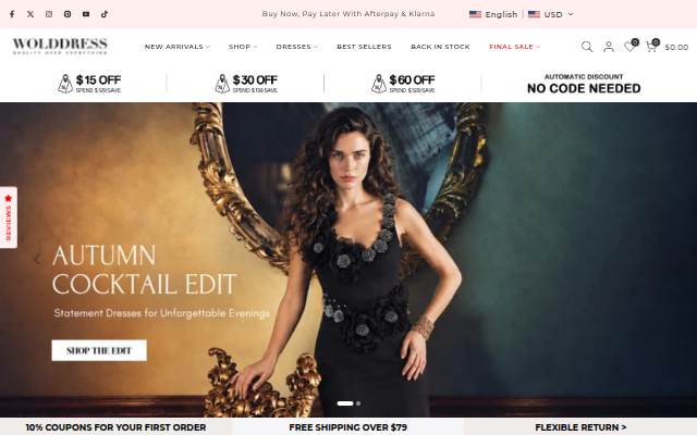 wolddress storefront