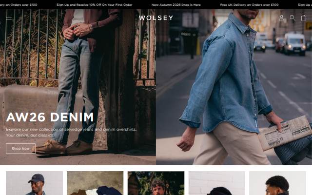 Wolsey storefront
