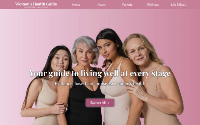 Women's Health Guide storefront