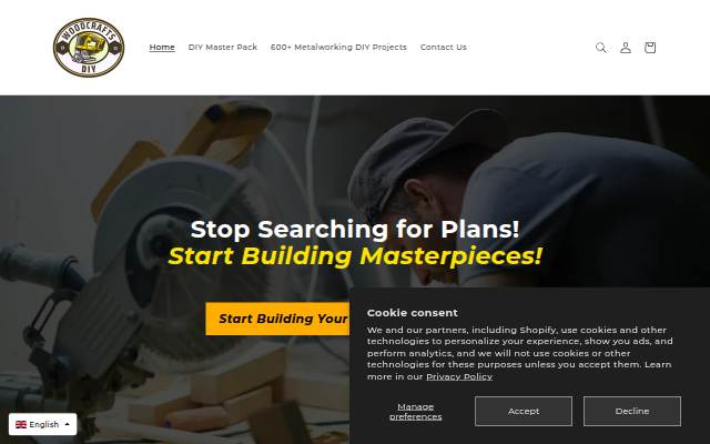 WoodCraftsDIY storefront