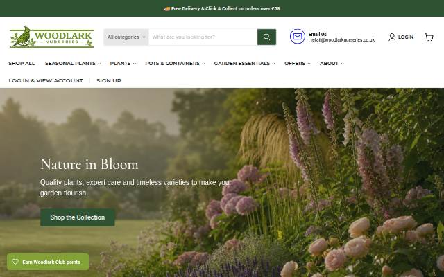 Plants by Woodlark Nurseries storefront