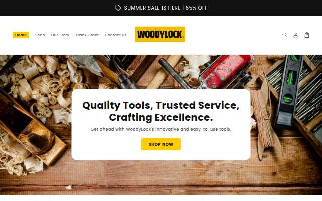 WoodyLock storefront