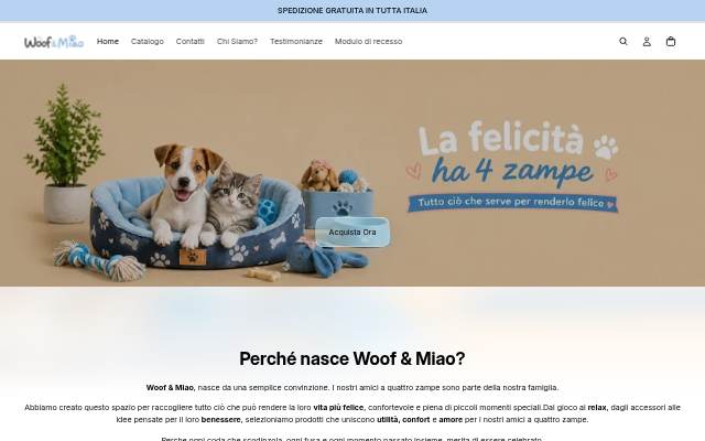 Woof&amp;Miao storefront