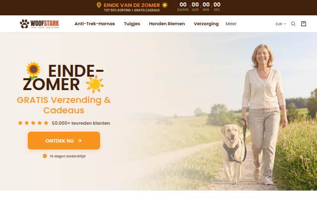 Woofstark storefront