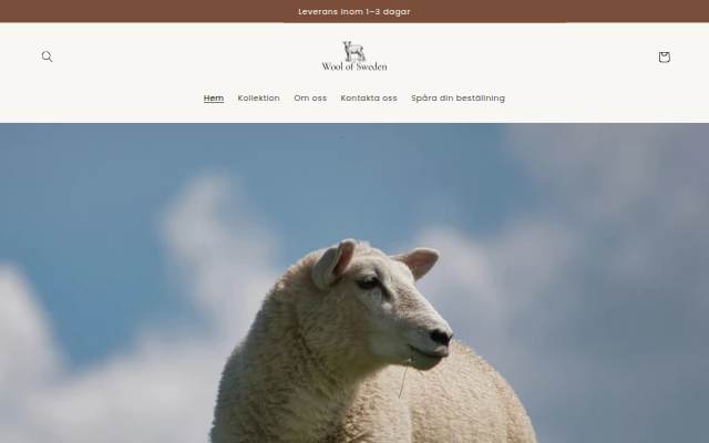 Wool of Sweden storefront