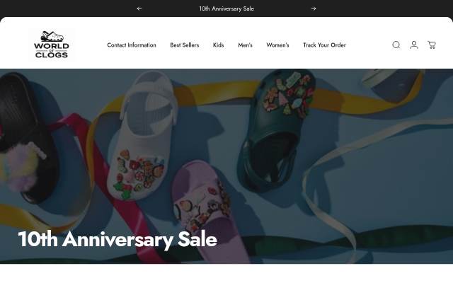World Of Clogs storefront