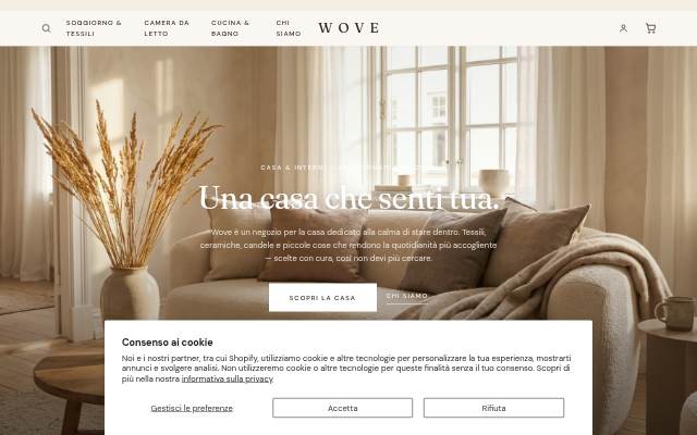 Wove storefront